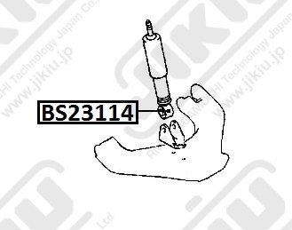 Втулка амортизатора передн нижняя MITSUBISHI PAJERO 91-04 BS23114 BS23114 JIKIU