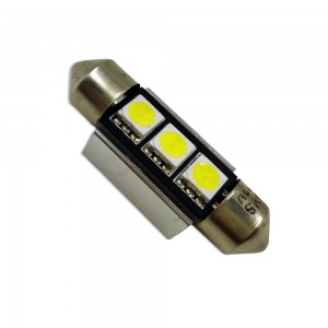 к-т ламп! светодиодных C005 T11, белый (SV8.5) CANBUS 4SMD5050 36 мм 12V, блисте A07054S AVS