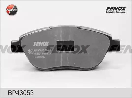 Колодки тормозные дисковые передние BP43053 FENOX