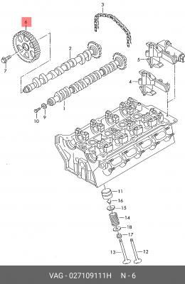 AUDI/VW/SEAT 027 109 111 H VAG