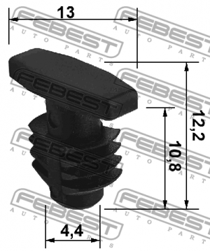 Клипса HYUNDAI SOLARIS 88570-060 88570-060 FEBEST
