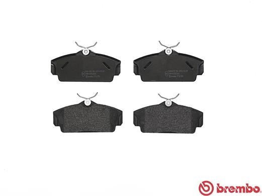 P56036 GDB3168=FDB1096 !колодки дисковые п.\ Nissan Primera 1.6i-2.0i/2.0TD &16V P56036 BREMBO
