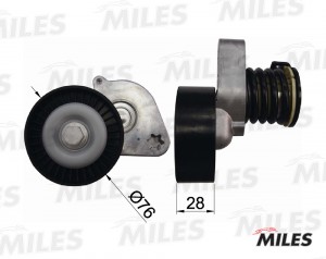 Натяжитель ремня приводного MERCEDES BENZ W203/W211 1.8-2.3 02- AG00082 AG00082 MILES