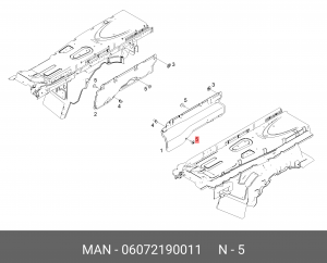 винт! D6x25\MAN 06072190011 MAN