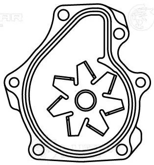 Насос водяной для а/м Toyota Camry (06-)/Geely Atlas (18-) 2.0i/2.4i [AZ] (LWP 1 LWP1929 LUZAR