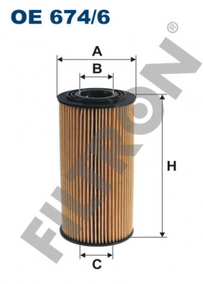 Фильтр масляный HYUNDAI Santa Fe (12-) (2.0 TCI),ix35 (13-) (2.0 TCI) FILTRON OE6746 FILTRON
