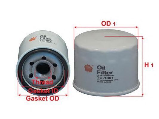 Фильтр масляный АКПП NISSAN Micra (92-02) (1.0/1.4) SUBARU Forester (97-07) (2.0 TC1801 SAKURA