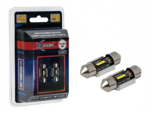 Лампа светодиодная 12V C5W SV8.5-8 31мм блистер (2шт.) XENITE 1009615 XENITE