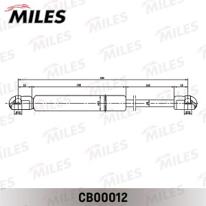 Упор газовый крышки багажника AUDI 100/A6 90-97 CB00012 CB00012 MILES
