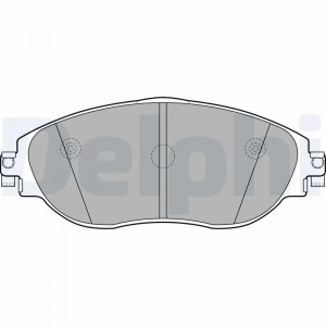 Колодки передние VAG A3 (8V1, 8VK), KODIAQ (NS7, NV7, NS6), TIGUAN (AD1, AX1) LP LP2250 DELPHI