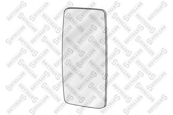 стекло зеркала! с подогревом 380x170x15\MB Atego/Axor 87-30206-SX STELLOX