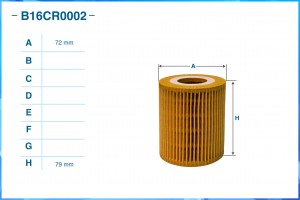 Фильтр масляный элемент B16CR0002 B16CR0002 CWORKS