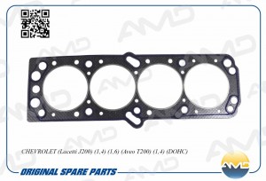 Прокладка ГБЦ CHEVROLET Lacetti J200, 1,4, 1,6, Aveo T200, 1,4, DOHC AMDGAS181 AMD.GAS181 AMD