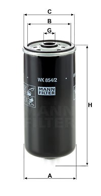 Фильтр топливный WK854/2 WK8542 MANN FILTER
