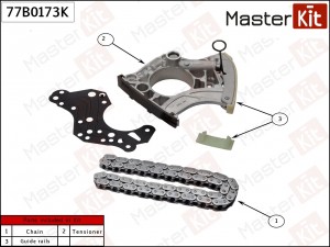 Комплект цепи распредвала VAG CAUA,BAR 77B0173K MASTERKIT 77B0173K MASTER KIT