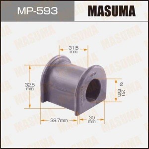 втулка стабилизатора переднего!\ Toyota Carina 92-96/Celica 93-99 MP-593 MASUMA