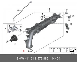 BMW 7-серия G11/G12 2015> 11618579882 BMW