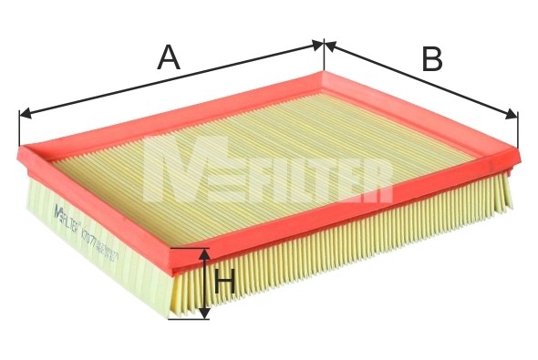 фильтр воздушный! \ BMW F20/F21/F30/F31 1.6/1.2i 10> K7077 MFILTER AUTOMOTIVE FILTERS
