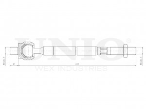 Тяга рулевая SSP-30077 UNIO