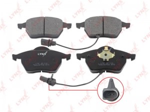 Колодки тормозные передние подходит для AUDI A4 1.8T-2.8 99-04/A6 1.8-2.8 04, FO BD-1216 LYNXAUTO