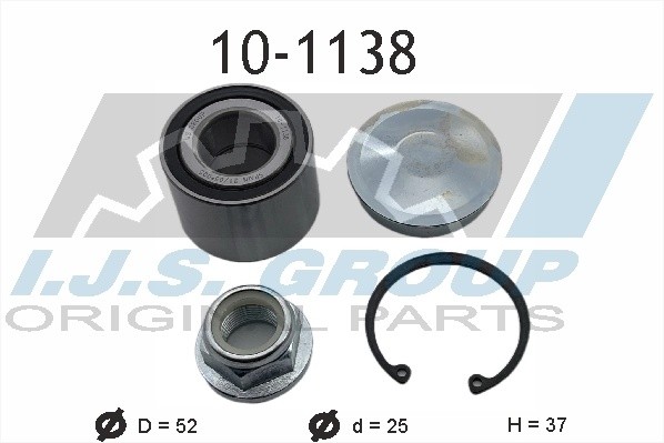 к-кт подшипника ступицы задней!\ Renault Logan/Sandero 04> 101138 IJS GROUP