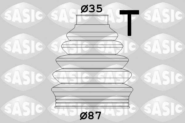 к-кт пыльника ШРУСа наружного!\ Peugeot 405/406 all 92> 2933033 SASIC