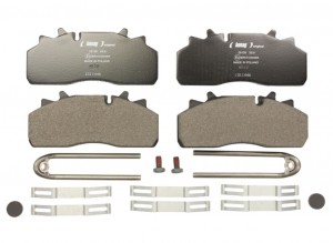 колодки дисковые !с пластинами+р/к 210.5x93x30 \SAF 291260090100 LUMAG