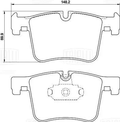 Колодки торм. BMW 3 (F30) (11-) диск. перед. т/с Bosch (керам.) (PF 4001CR) PRO PF4001CR TRIALLI