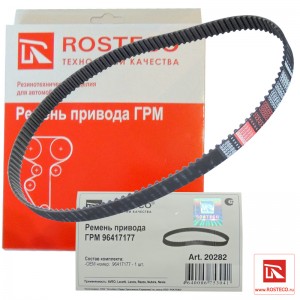 Ремень ГРМ Daewoo Nexia DOHC, Chevrolet Lanos/Lacetti, ZAZ Sens/Chance 16V 20282 ROSTECO