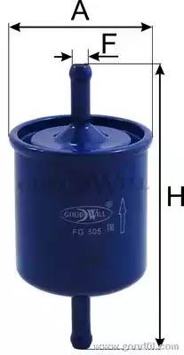 Фильтр топливный FG505 FG 505 GOODWILL