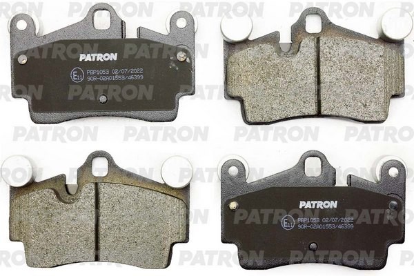 Колодки тормозные VW Touareg (03-) PORSCHE Cayenne (03-) задние (4шт.) PATRON PBP1053 PATRON