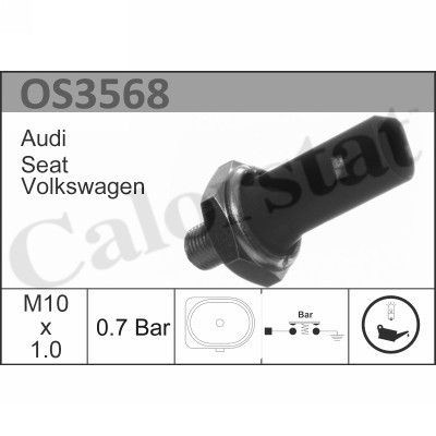 датчик давления масла!0.7 Bar\Audi A3, VW Bora/Golf 4/Passat 96> OS3568 VERNET