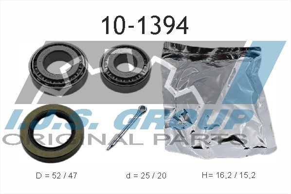 к-кт подшипника ступ. зад.!\ Daewoo Matiz all 98> 101394 IJS GROUP