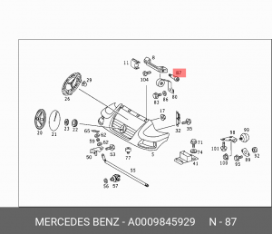 болт ! \МВ A 000 984 59 29 MERCEDES BENZ