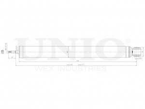 Амортизатор газовый задней подвески SAB-10677 UNIO