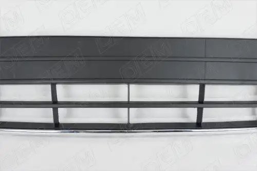 Решетка в бампер нижняя Volkswagen Tiguan 1 2011-2016, под накладку OEM3711 OEMPARTS