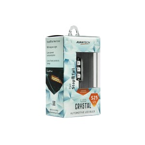 Лампа светодиодная Avantech 12V LED S25 BA15s (красный), 1 шт. ALB0120 AVANTECH
