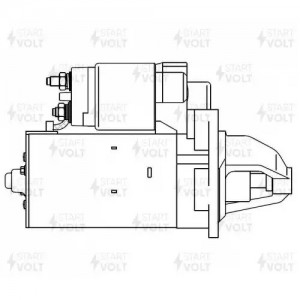 Стартер для а/м Iveco Daily (11-) 3.0D (LSt 1620) LST1620 START VOLT