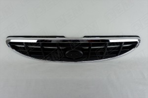 Решетка радиатора Hyundai Accent 2 LC (2000-2012) седан, хэтчбек 3D OEM3164 OEMPARTS