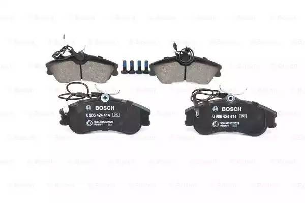 Колодки тормозные PEUGEOT Partner (96-) CITROEN Berlingo передние (4шт.) BOSCH 0 986 424 414 BOSCH