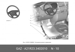 колесо рулевое! ГАЗель Next A21R233402010 GAZ GAZ