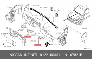 ГАЙКА 01221-00331 NISSAN