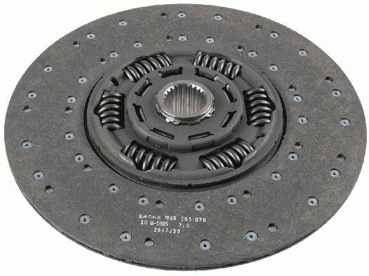Диск сцепления 430WGTZ 46*50*24N Volvo FH/FM/RVI Magnum DXI12 1878 000 634 SACHS
