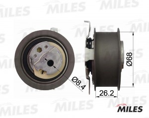 Ролик ремня ГРМ VAG 1.2TDI-2.0TDI 08- (INA 531082510) AG02045 AG02045 MILES