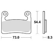 Колодки дисковые MCB901SV MCB901SV TRW LUCAS