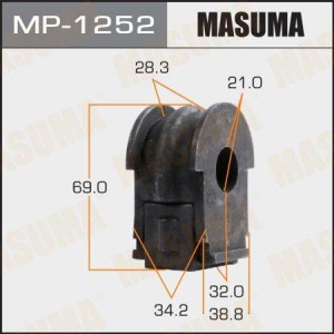 втулка стабилизатора переднего! d21\ Nissan Qashqai (5Seat) 2.0DCi 07> MP-1252 MASUMA