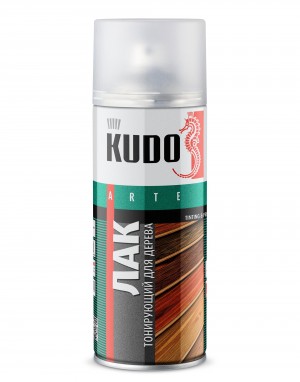 Лак акриловый "KUDO" Орех (520 мл) (для дерева) (тонирующий) (аэрозоль) KU9042 KUDO