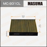 Салонный фильтр AC-808E MASUMA угольный (1/40) MC931CL MASUMA