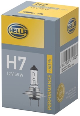 лампа накаливания! H7 12V 55W PX26d, +60%\ 8GH223498-231 HELLA
