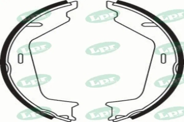 Комплект тормозных колодок 08260 08260 LPR